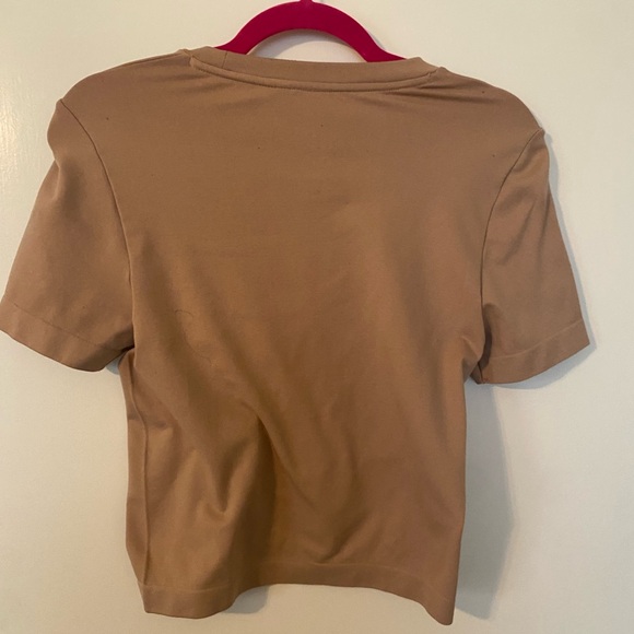 Cream Compression Fit Top - Picture 3 of 3